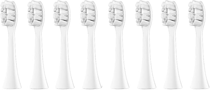 16pcs Replacement Brush Heads Toothbrush Brush Head Soft Bristle Tooth AccessoriesCompatible for YS01(White)