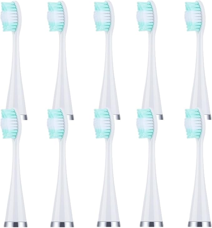 20pcs/Set Toothbrush Heads Replacement BrushCompatible for Teeth(White B)