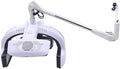 Professional Hair Dryer 1250 Watt Wall Mounted Infrared Vaporizer Temperature Adjustable Hair Processor with Timer and LED Display for Hair Salon White