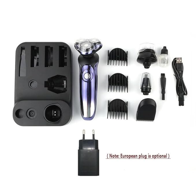 Head Shavers for Bald Men Electric Shaver Wet-Dry Dual Use Water Proof Electric Razor Nose Ear Hair Trimmer Rechargeable Shaving Machine for Men