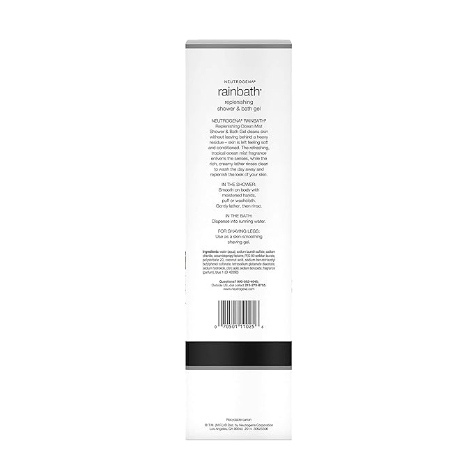Neutrogena Rainbath Replenishing Shower &amp Bath Gel Ocean Mist 32 fl oz (Pack of 3)