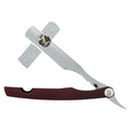 Disposable Blade Razor (Burgundy Scale on Chrome Razor)