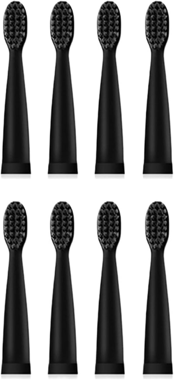 Compatible for 8 Electric Toothbrush Heads - Soft Bristle Suitable for J110 / J209(Only 8pcs Black Head)
