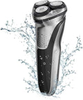 Electric Shavers for Men Men's Electric Shaver IPX7 Full Body Waterproof 3 Floating Heads Rechargeable Face Shaving Machine