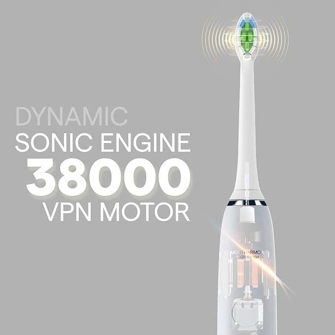 Electric Toothbrush Sonic Toothbrush with Travel Case and 4 Brush Heads and Wireless Charging