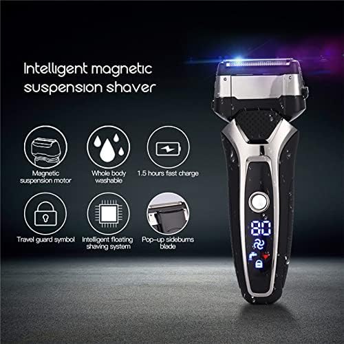 Electric Razors for Men Electric Shaver Rechargeable 3D Floating Blade Beard Trimmer Men Washable Razor Professional Shaving Machine
