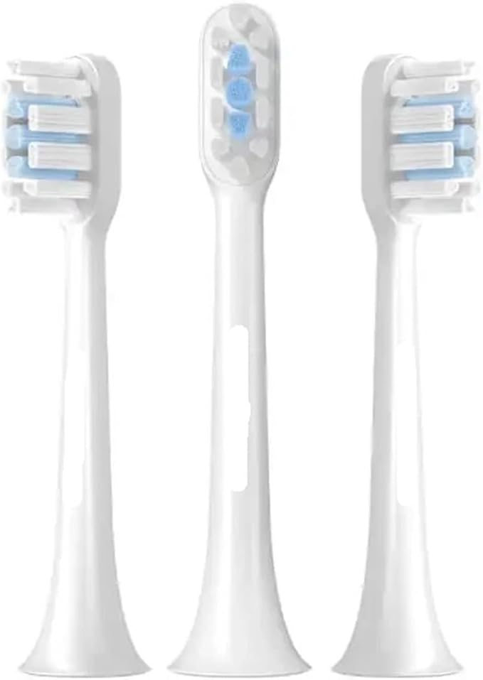 Compatible for Mijia T301/T302 Electric Toothbrush Head(3PCS White)
