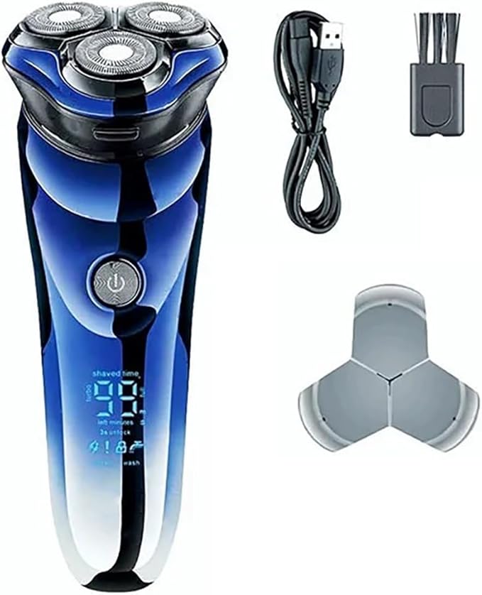 Head Shavers for Bald Men Shaver Electric Razor Beard Trimmer Beard Cutting Machine Beard Shaver Waterproof Rechargeable Electric Shaver for Men