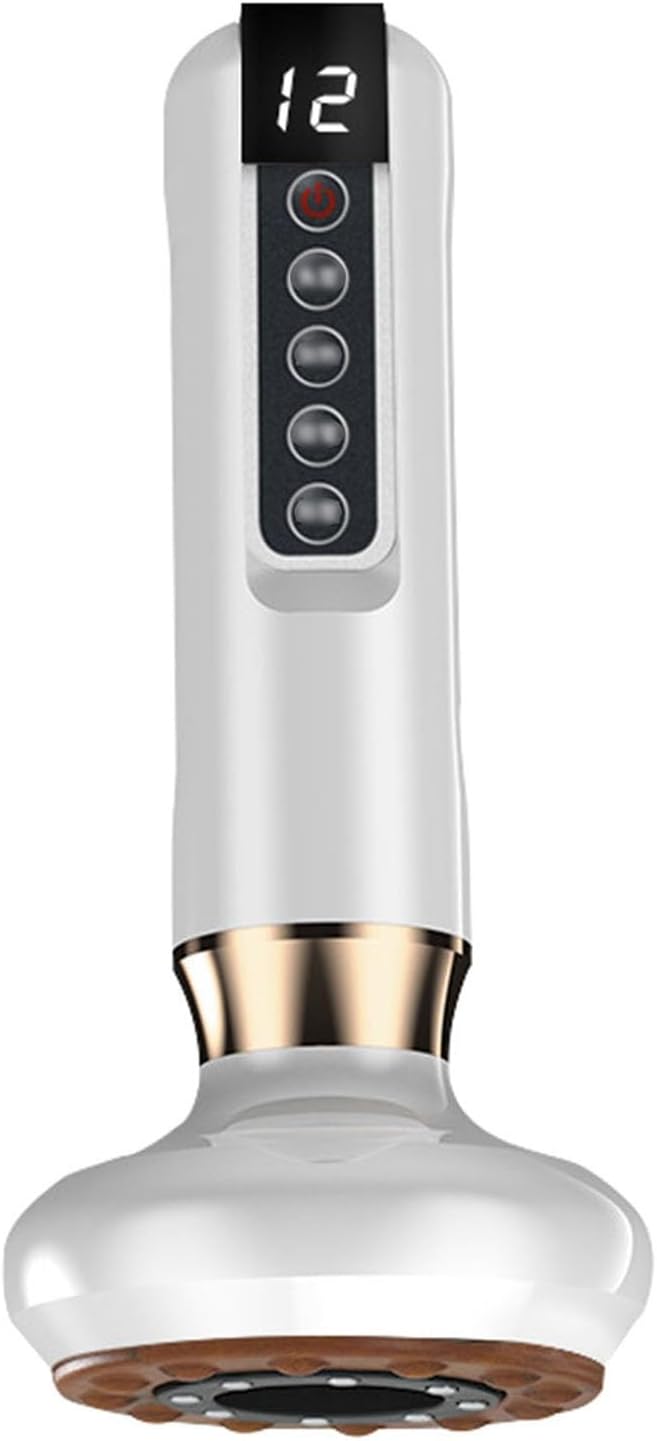 NICHOY Rechargeable Bianstone Scraping InstrumentVacuum Negative Pressure Cupping DeviceHousehold Electric Cupping DeviceNatural Bianstone(F)