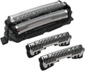 Replacement Shaver Outer Foil +Inner Blade for Panasonic ES-CM3B-A Men Wet Dry Shaver with 3-Blade Men's Electric Shaver Head Blade Sets
