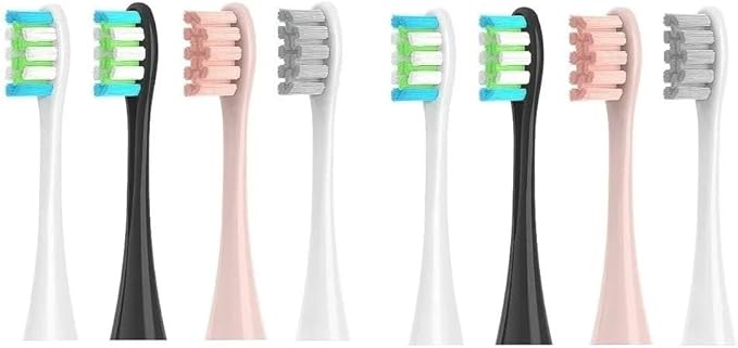 4/8/12/16 Pcs Replacement Toothbrush Heads Compatible with Oclean X/X PRO/ Z1/ F1/ One/Air 2/ SE Sonic Electric Toothbrush Dupont Bristle(8 Pcs Mixed Color)