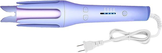 ZJchao Automatic Curling Iron 32mm Ionic Ceramic Hair Curling Wand Fast Heating Curler with 4 Temperature Settings for Salon Home Styling (US Plug 110V)
