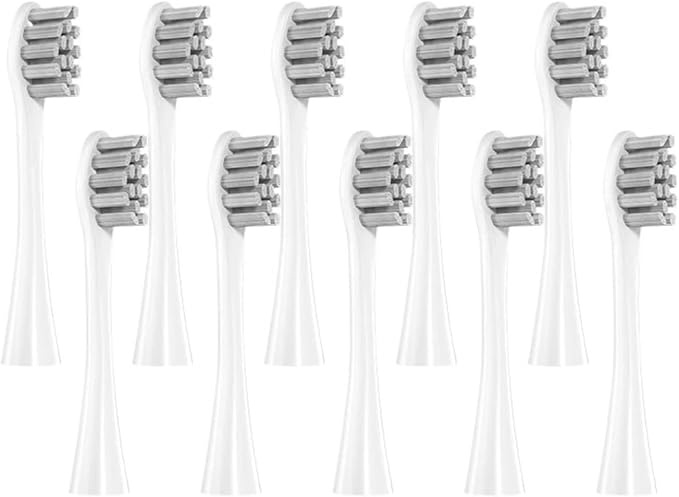 Toothbrush Head Compatible for X PRO/Z1/F1/One/Air 2/SE(10Gray)