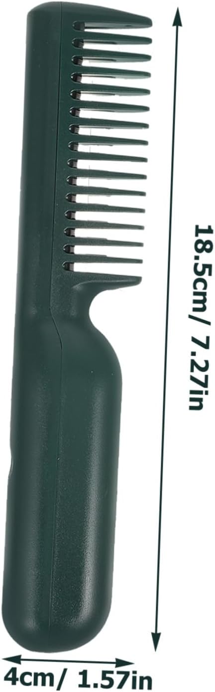 Electric Heating Hair Straightening Comb USB Powered Portable Straightener Brush for Wet and Dry Use for Women and Girls for Travel Styling