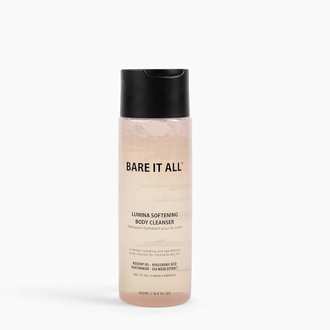 Bare It All Lumina Softening Body Cleanser | Smoothing Firming and Age-Defying Body Bronzer