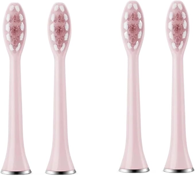 Compatible for S7 Brush Heads Super Sonic Electric Toothbrush Accessories Replacement(8 Pink Brush Head)