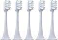 5 PCS Replacement Toothbrush Heads Compatible for Xiaomi T300 T500 Electric Teeth Brush Soft Teethbrush Nozzles(5 White Soft)
