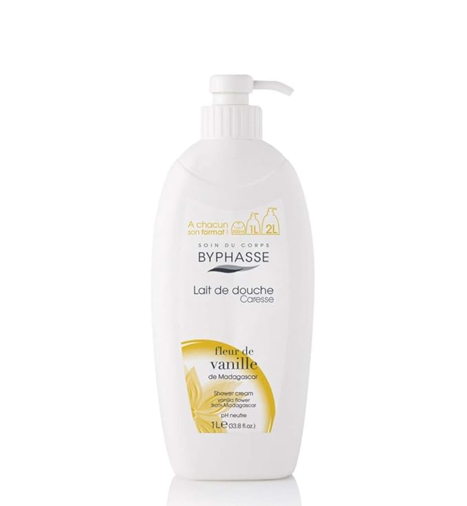 Byphasse Caresse shower cream 1L (Vanilla)