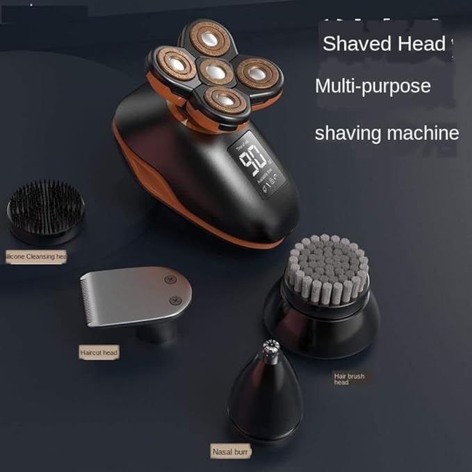 Shavers for Men-Electric Razor for Men with LED Display Faster-Charging Waterproof Mens ShaverNose Hair Trimmer Faster-Charging