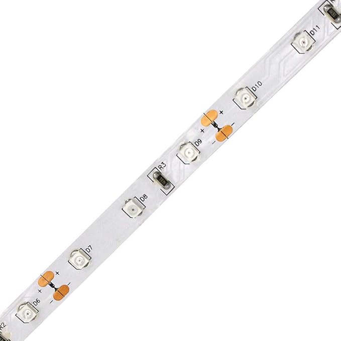 5M/16.4ft SMD2835 300LEDs Near Infrared 940nm NIR Single Chip DC12V 24W Flexible IR LED Strips Light Non-Waterproof 8mm Wide 60LEDs/M 4.8W/M Light Strip