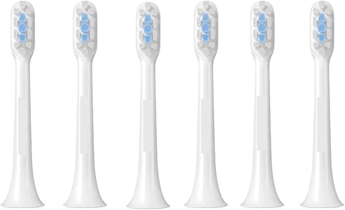 Compatible for MIJIA Replacement Toothbrush Heads for Electric Tooth Brushes T301 T302 T700(T301 T302 6PCS)