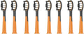 Compatible for SUBORT Brush Heads S9 Sonic Electric Toothbrush Accessories Replacement(8 Black Brush Head)
