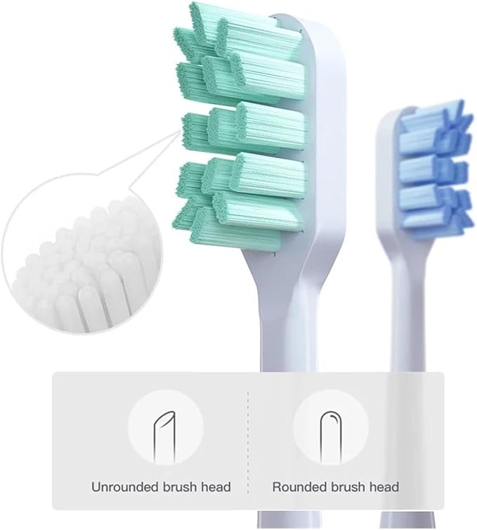 90pcs Compatible for T300 T500 T700 Ultrasonic Compatible for Electric Toothbrush Nozzles High-Density Replacement Tooth Brush Head(Blue-Standard)