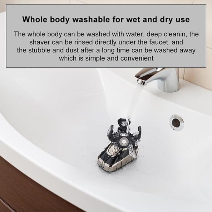 Head Shavers for Bald Men 5 In 1 Bald Head Shaver Electric Razor For Men LED Display Nose Hair Beard Trimmer Clippers Facial Cleansing Brush USB Rechargeable