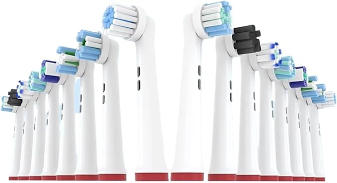 Oral Electric Toothbrush Head P2/4000/3757/d12/3766 Compatible For OLB Replacement Head Universal(20X-4Pcs)
