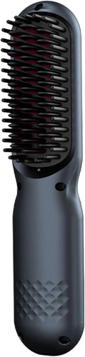 Straightener Brush - ABS Hair Brush | Rechargeable with 3 Temps Hair Comb 3600 MAh Negative Ion Hot Brushes for Women Volumizing Frizz Control Home Travel Party Wedding Birthday Christmas