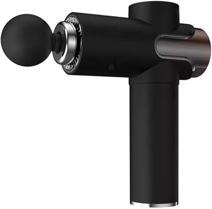 Portable Plastic Massage Gun with 99 Speeds and 8 Massages Heads Whole Body Percussion Electric Muscle Massager for Pain Relief Powerful(Black)