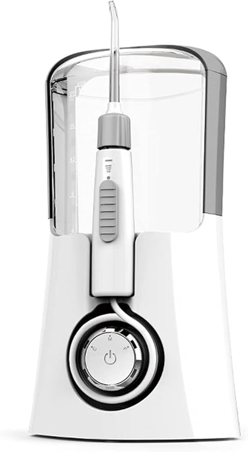 Cordless for Teeth 600ML Dental Oral Irrigator Portable and Rechargeable IPX7 Waterproof Powerful Battery Life Cleaner for Home Travel Braces and Bridges Care