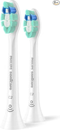 Philips Sonicare C2 Plaque Control - Genuine Replacement Electric Toothbrush Heads White 2 Pack HX9022/77