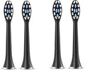 Compatible for SUBORT S7 Brush Heads Super Sonic Electric Toothbrush Accessories Replacement(4 Black Brush Head)