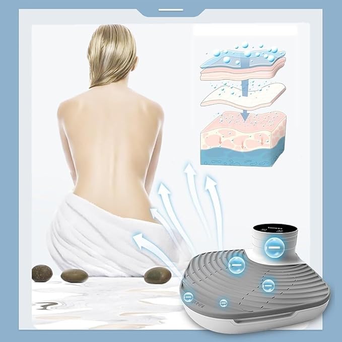 Electric Body Dryer 1300W Negative Ion Skin Dryer with Gravity Sensor and Touch Screen Hot and Cold Air Conversion Anti-Slip Design for Bathrooms Hotels Gyms
