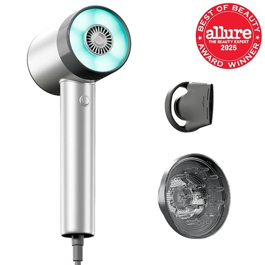 AirLight Pro Hair Dryer - Augmented with Infrared Light Tested on All Hair Types Fast Drying Without Damage