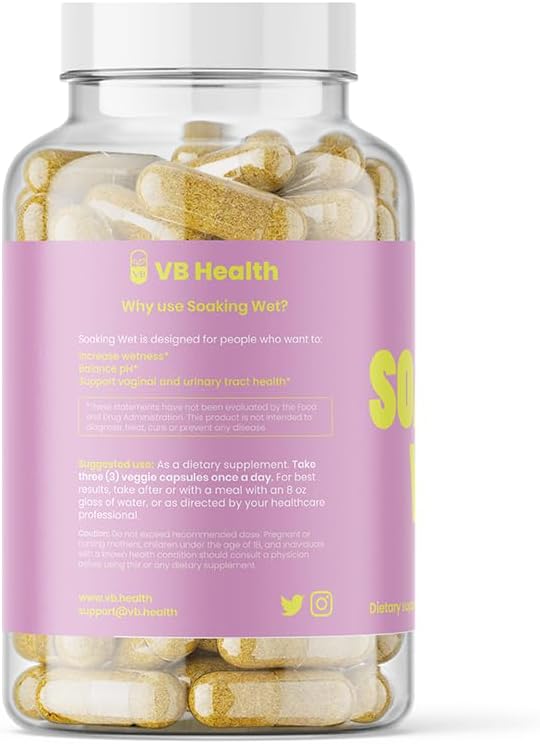 Vitaliboost Soaking Wet - Probiotic for Total Vaginal Health &amp Increased Wetness - 90 Capsules (1 Month Supply)