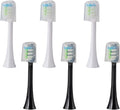 Replacement Brush Heads Compatible for SOOCAS X3U/X3Pro/X5/V1/D2/D3 6/12pcs Bristle Electric Toothbrush Sealed Packed(SHUSHI-WH3BK3)