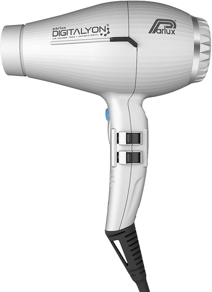 Parlux Digitalyon Hair Dryer with Magic Sense Diffuser - Silver