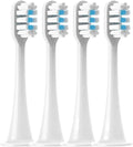 Replacement Brush Heads Compatible for T300 T500 T700 Electric Toothbrush(4pcs White)