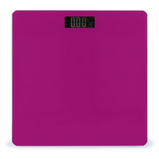 Smart Scale for Body Weight Automatic Switch Digital Bathroom Weighing Scale Purple Red