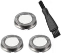 Three Replacement Razor Heads for Razor Blades Compatible for Philips 6844XL、6843XL、6618X、6617X、6616X、6615X、6614X、6613X、6424LC、6423LC