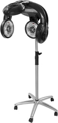 Standing Hair Dryer Multifunctional Salon Hair Dryer Professional Four Angles Standing Hair Dryers with LCD Display Freestanding Hair Salon Steamer Color Processor