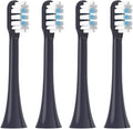 Replacement Toothbrush Heads Compatible for T301/T302/T501 Sonic Electric Tooth Brush Soft Bristle Nozzles with Packaging(4 PCS Purple)