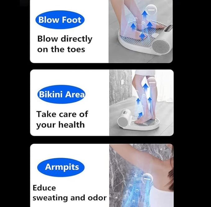 Body Hair Dryer Bathroom Full Body Dryer After ShowerNegative Ions Heater Blow1350W Air ShowerDrying Machine Hand for Home and for People with Mobility Problems