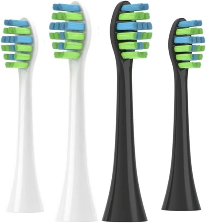 16PCS Replacement Brush Heads Compatible for 7AM2M AM101/AM105 Toothbrush Vacuum Soft Bristle Nozzles(16pcs White)