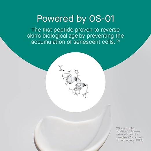 OneSkin FACE OS-01 Peptide Topical Supplement | Skin Longevity Age Reversal Moisturizer | Safe for Sensitive Skin Fragrance-Free
