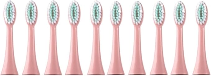 20pcs Replacement Brush Heads Compatible for Toothbrush Soft Head Accessories(Pink)