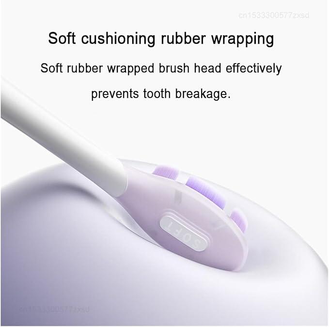 Electric Toothbrush Brush Head Compatible for Mijia Sonic Vibration Pro 4 Brushing Modes IPX8 Waterproof(Clean Version)