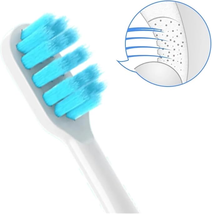 12PCS Replacement Brush HeadsCompatible for XIAOMI MIJIA T300/T500/T700 Sonic Electric Toothbrush Soft Bristle Caps(12Pink)